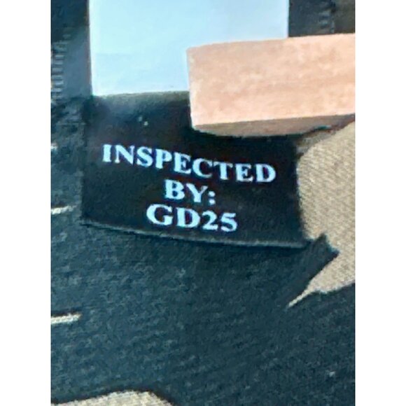 AB Studio Sheer Chevron Blouse Black Beige Long Sleeve Lightweight Bohemian Chic - Picture 12 of 13